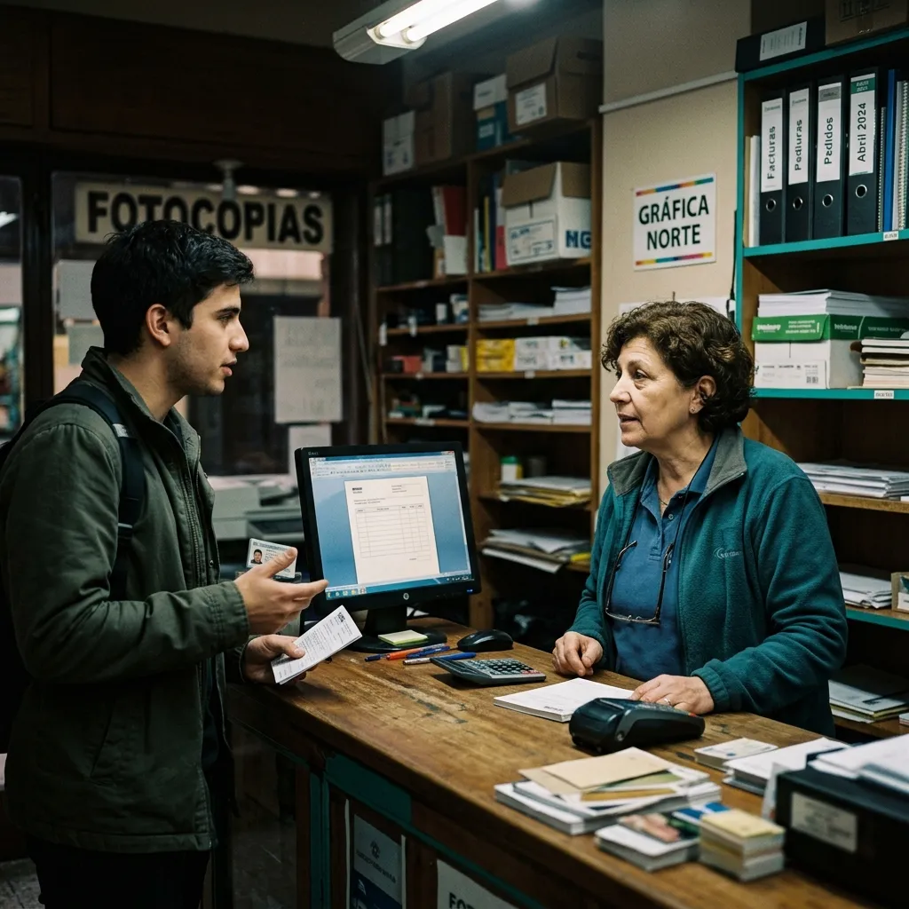 Atención al cliente en un comercio argentino